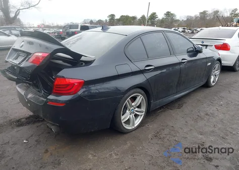 2013 BMW 550I xDrive z USA, uszkodzony, nr VIN WBAFU9C54DDY70324